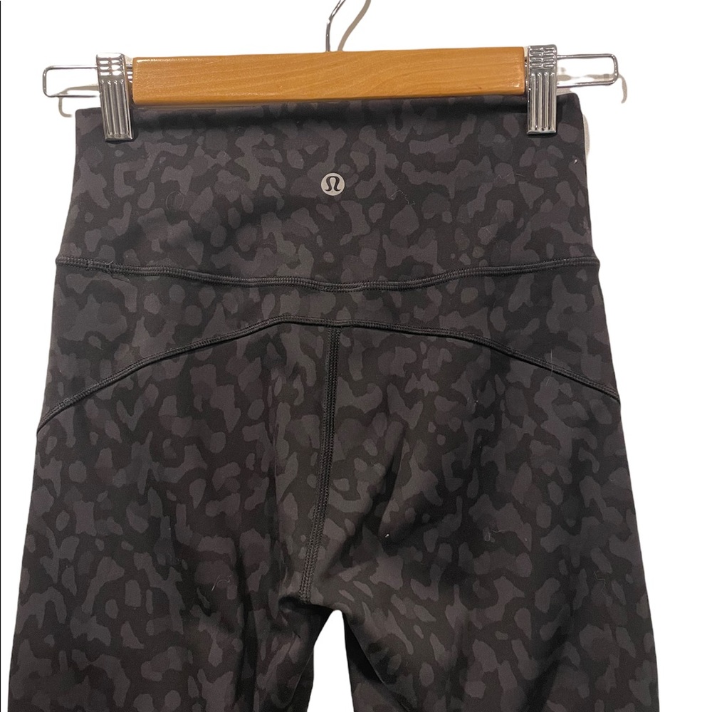 lululemon In Movement 7/8 Tight Everlux 25" Grey Black - Picture 8 of 10